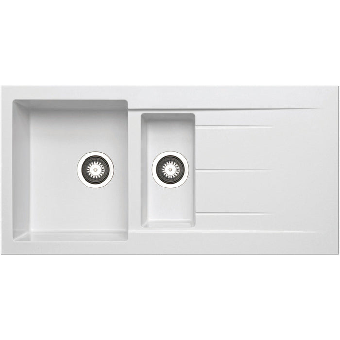Prima+ Granite 1.5B & Drainer Inset Sink - Unbeatable Bathrooms