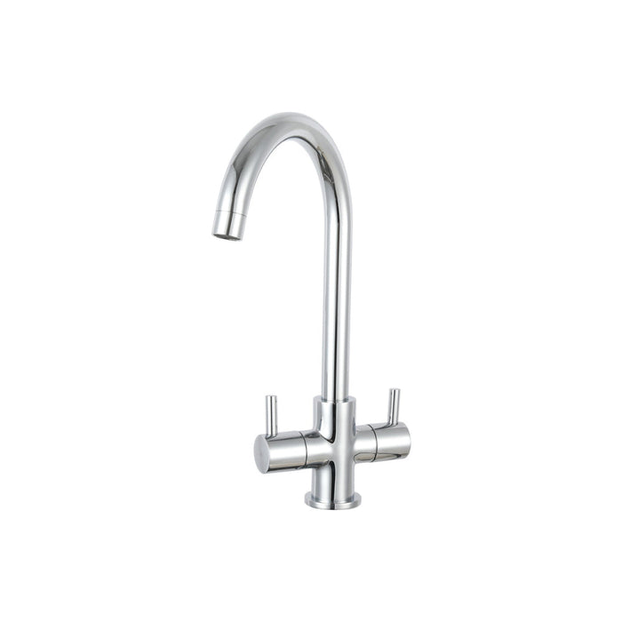 Prima+ Granite 1.5B Inset Sink & Staten Tap Pack - Black - Unbeatable Bathrooms