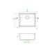 Prima+ Granite 1B Undermount Sink - Unbeatable Bathrooms