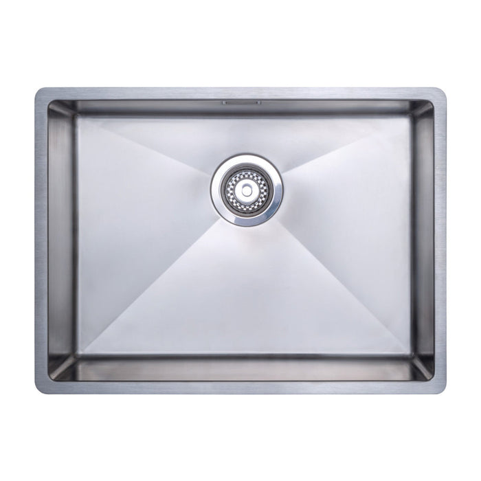 Prima+ Large 1.0B R10 Inset/Undermount Sink - St/Steel - Unbeatable Bathrooms