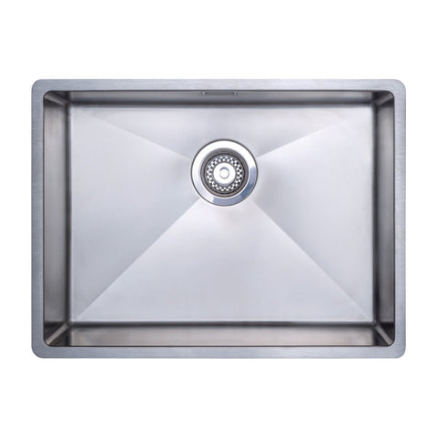 Prima+ Large 1.0B R10 Inset/Undermount Sink - St/Steel - Unbeatable Bathrooms