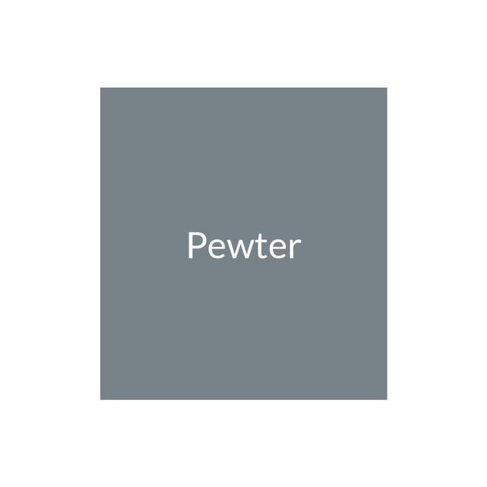 Prima LES003 60cm Straight Glass Splashback - Pewter - Unbeatable Bathrooms