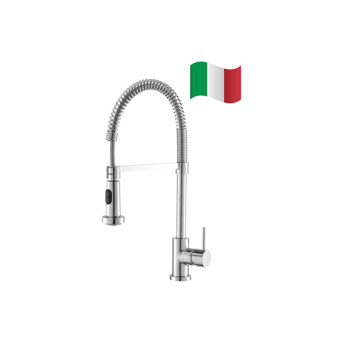 Prima+ Mosa Professional Single Lever Double Jet Mixer Tap - Chrome - Unbeatable Bathrooms