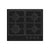 Prima Oven Gas Hob & Curved Glass Chimney Hood Pack - Black - Unbeatable Bathrooms