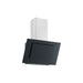 Prima PRAE0038 60cm Angled Chimney Hood - Black Glass - Unbeatable Bathrooms