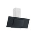 Prima PRAE0042 90cm Angled Chimney Hood - Black Glass - Unbeatable Bathrooms