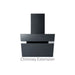 Prima PRAE801 Angled Chimney Hood Extension - Black - Unbeatable Bathrooms