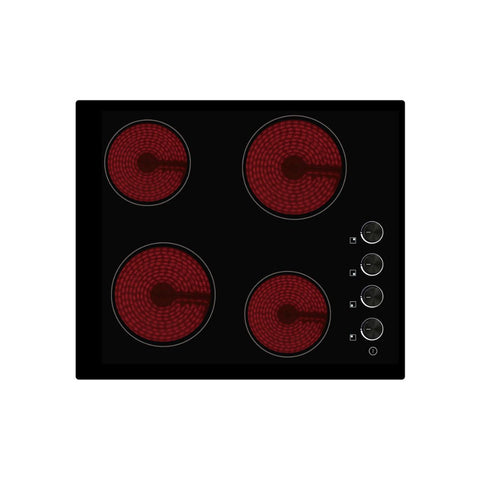 Prima PRCEH114 60cm Ceramic Hob - Black - Unbeatable Bathrooms