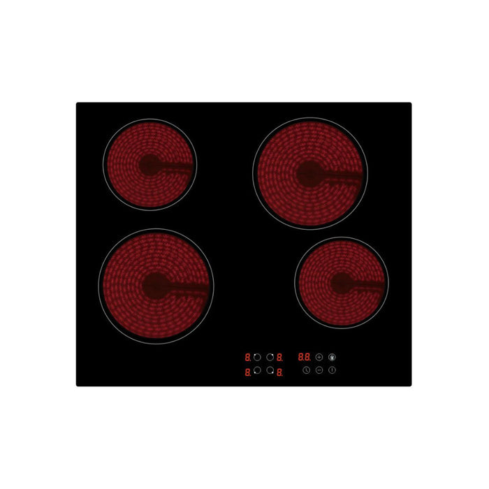 Prima PRCEH115 60cm Ceramic Hob - Black Glass - Unbeatable Bathrooms
