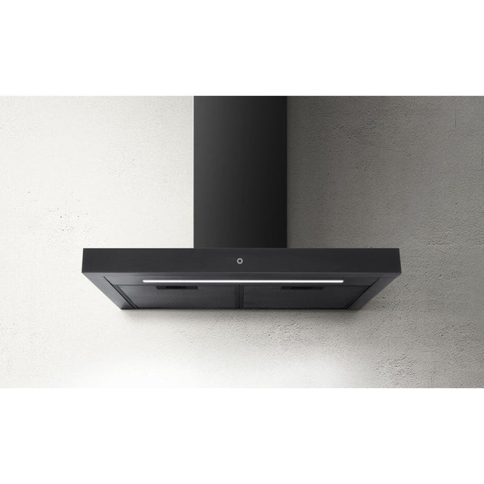 Prima+ PRCH027 60cm Box Chimney Hood - Black - Unbeatable Bathrooms