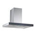 Prima PRCH031 60cm Box Chimney Hood - Black & St/Steel - Unbeatable Bathrooms