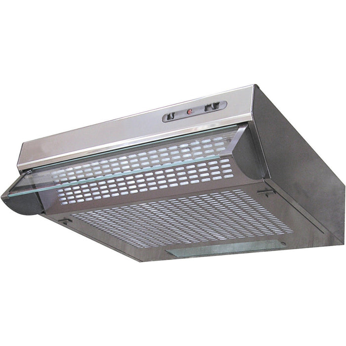 Prima PRCH400 60cm Visor Hood - Silver - Unbeatable Bathrooms
