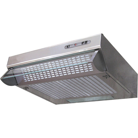 Prima PRCH400 60cm Visor Hood - Silver - Unbeatable Bathrooms