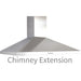 Prima PRCH800 81cm Chimney Hood Extension - St/Steel - Unbeatable Bathrooms