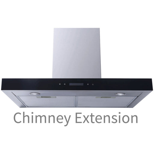 Prima PRCH802 81cm Chimney Hood Extension - St/Steel - Unbeatable Bathrooms