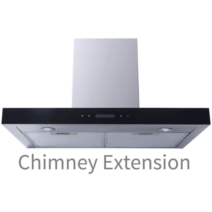 Prima PRCH802 81cm Chimney Hood Extension - St/Steel - Unbeatable Bathrooms