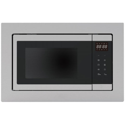 Prima PRCM250 Framed B/I 900W Microwave & Grill - St/Steel & Black - Unbeatable Bathrooms