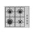 Prima PRGH106 60cm Gas Hob (Enamelled) - St/Steel - Unbeatable Bathrooms