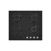 Prima PRGH224 Gas on Glass Hob - Black Glass - Unbeatable Bathrooms
