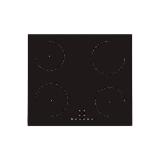 Prima PRIH024 60cm Framed Induction Hob - Black & St/Steel - Unbeatable Bathrooms