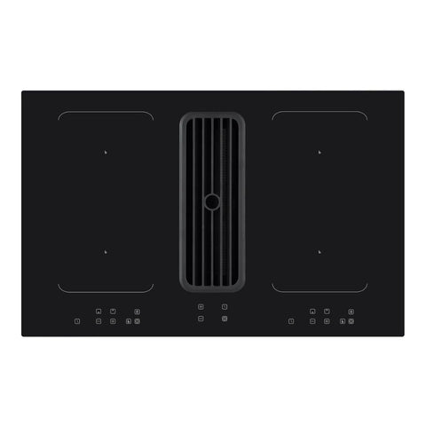 Prima PRVH002 80cm Venting Induction Hob - Black - Unbeatable Bathrooms