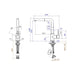 Prima+ Riace Single Lever L-Shaped Mixer Tap w/Pull Out - Chrome - Unbeatable Bathrooms
