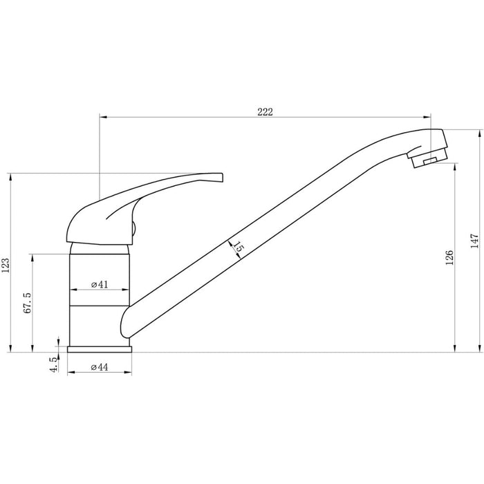 Prima Single Lever Mixer Tap - Unbeatable Bathrooms