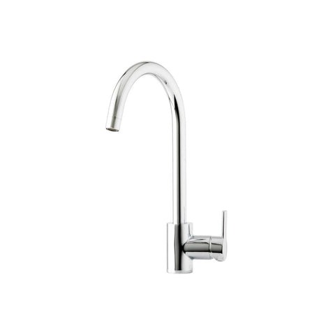 Prima Soho Single Lever Swan Neck Mixer Tap - Unbeatable Bathrooms