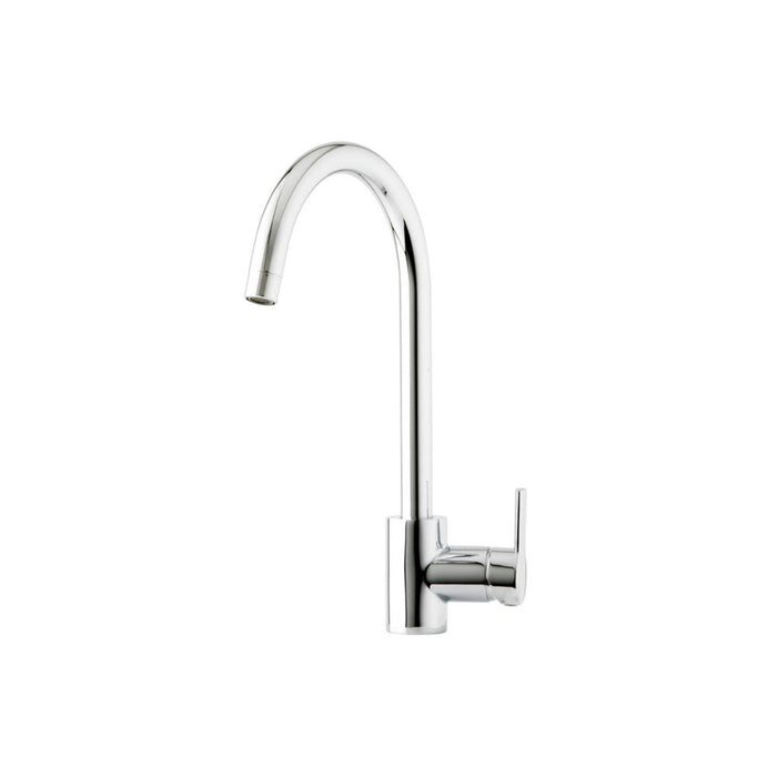 Prima Soho Single Lever Swan Neck Mixer Tap - Unbeatable Bathrooms