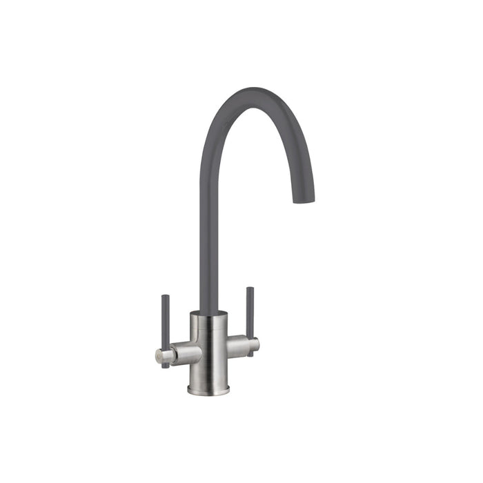 Prima+ Swan Neck Dual Lever Mixer Tap - Unbeatable Bathrooms