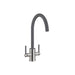 Prima+ Swan Neck Dual Lever Mixer Tap - Unbeatable Bathrooms