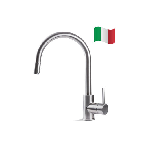 Prima+ Tiber Single Lever Mixer Tap w/Pull Out - St/Steel - Unbeatable Bathrooms