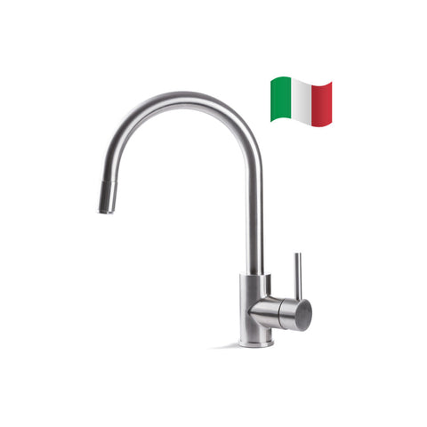 Prima+ Tiber Single Lever Mixer Tap w/Pull Out - St/Steel - Unbeatable Bathrooms