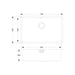 Prima+ XL 1.0B R25 Undermount Sink - St/Steel - Unbeatable Bathrooms
