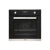 Prima+ PRSO106 Black and Stainless Steel Built In Single Electric Fan Oven - Unbeatable Bathrooms