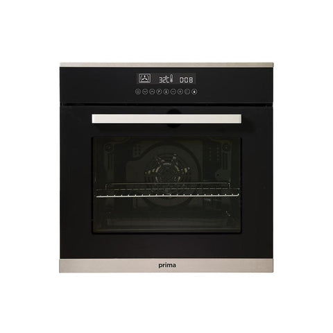 Prima+ PRSO110 Black Built In Single Pyrolytic Fan Oven - Unbeatable Bathrooms