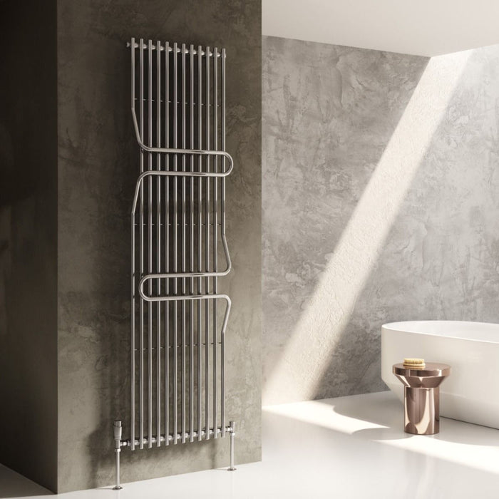 Reina Designer Aletta Mild Steel Towel Radiator - Unbeatable Bathrooms