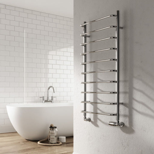 Reina Designer Aliano Mild Steel Towel Rail - Unbeatable Bathrooms