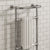 Reina Designer Alicia Mild Steel Towel Rail - Unbeatable Bathrooms