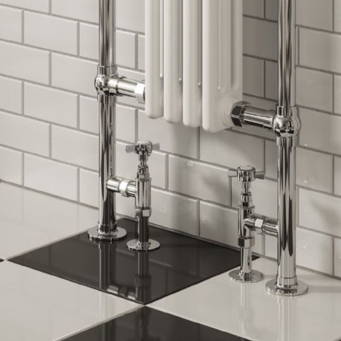 Reina Designer Alicia Mild Steel Towel Rail - Unbeatable Bathrooms