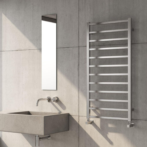 Reina Designer Arden Stainless Steel Towel Rail - Unbeatable Bathrooms