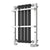 Reina Designer Ashen Mild Steel Towel Rail - Unbeatable Bathrooms