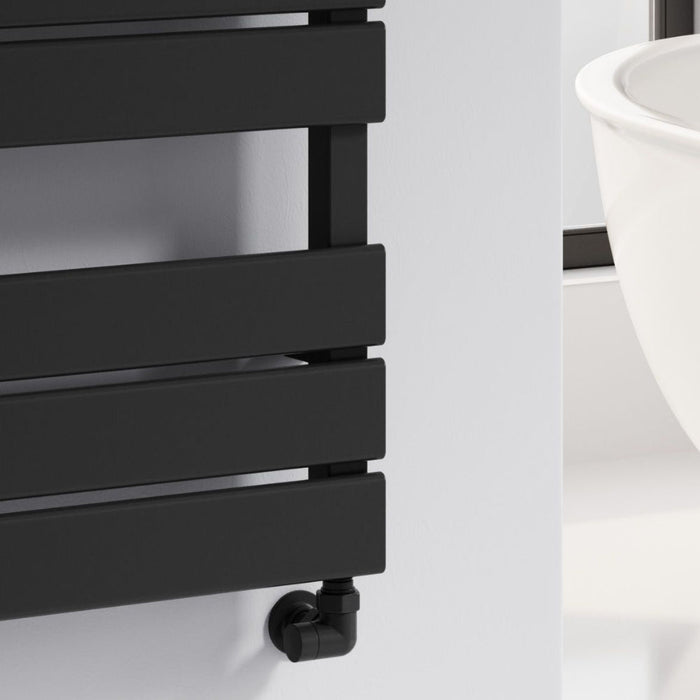 Reina Designer Avola Mild Steel Towel Rail - Unbeatable Bathrooms