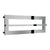 Reina Designer Breno Mild Steel Towel Rail - Unbeatable Bathrooms