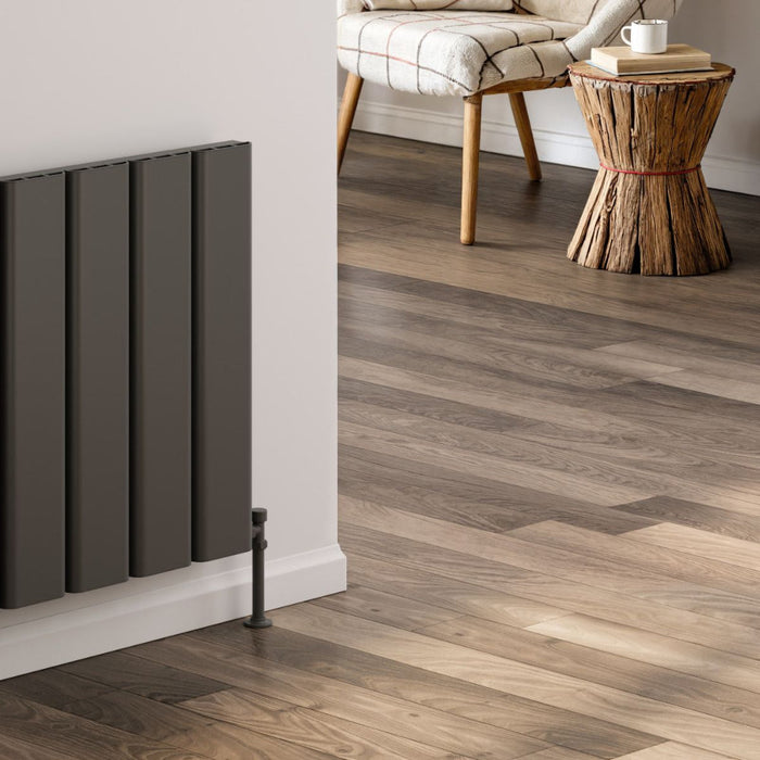 Reina Designer Caldaro Horizontal Aluminium Radiator - Unbeatable Bathrooms