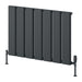 Reina Designer Caldaro Horizontal Aluminium Radiator - Unbeatable Bathrooms