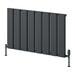Reina Designer Caldaro Horizontal Aluminium Radiator - Unbeatable Bathrooms