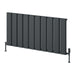 Reina Designer Caldaro Horizontal Aluminium Radiator - Unbeatable Bathrooms