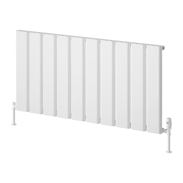 Reina Designer Caldaro Horizontal Aluminium Radiator - Unbeatable Bathrooms