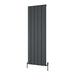 Reina Designer Caldaro Vertical Aluminium Radiator - Unbeatable Bathrooms